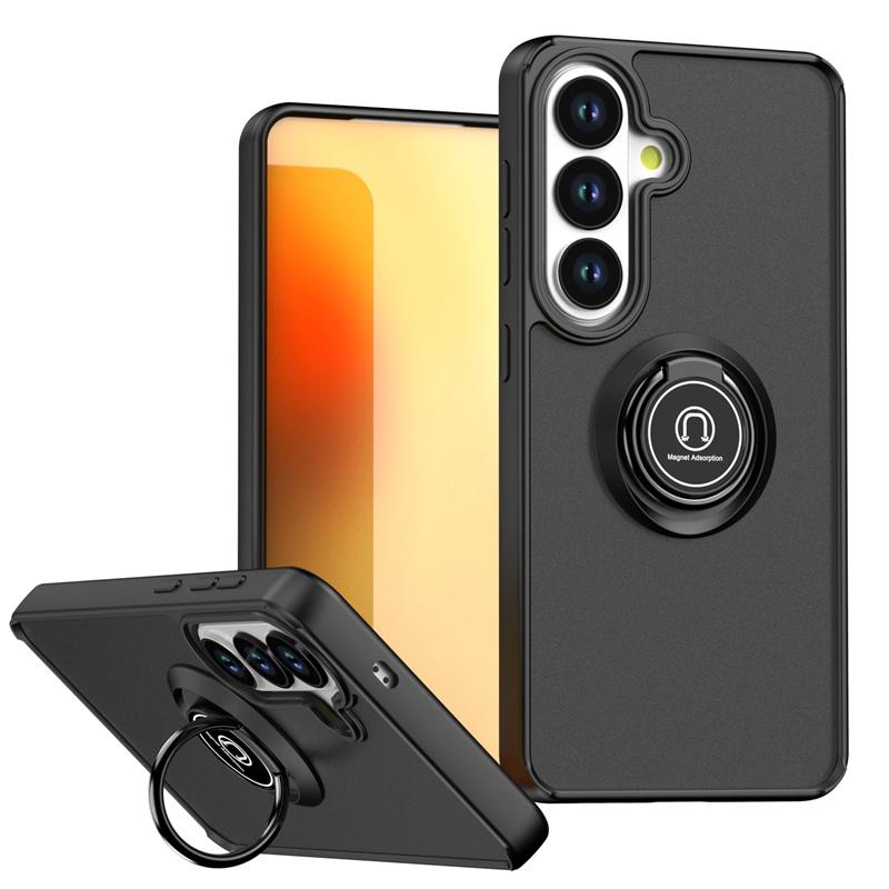 

Shockproof Armor Phone Case For Samsung Galaxy S26 Ultra S 26 Plus 5G GalaxyS26 Magnetic Ring Stand Holder Clear Cover For S26 Ultra 5G