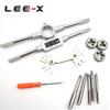 LEE-X 40 PCS TAP&DIE SET Tapping Die Set for Hand Tapping Tools (small Frame) 40PC Metric Thread Gauge Complete Tap Die Set