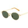 Korean Fashion Women Sunglasses Oval Shape UV400 Protection Outdoor Sun Glasses Vintage Retro Sunglass for Men