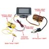 3 IN 1 Universal Car 12V/24V LCD Digital Truck Car Oil Pressure Voltage Water Temperature Combination Table With 1/8 NPT Sensors