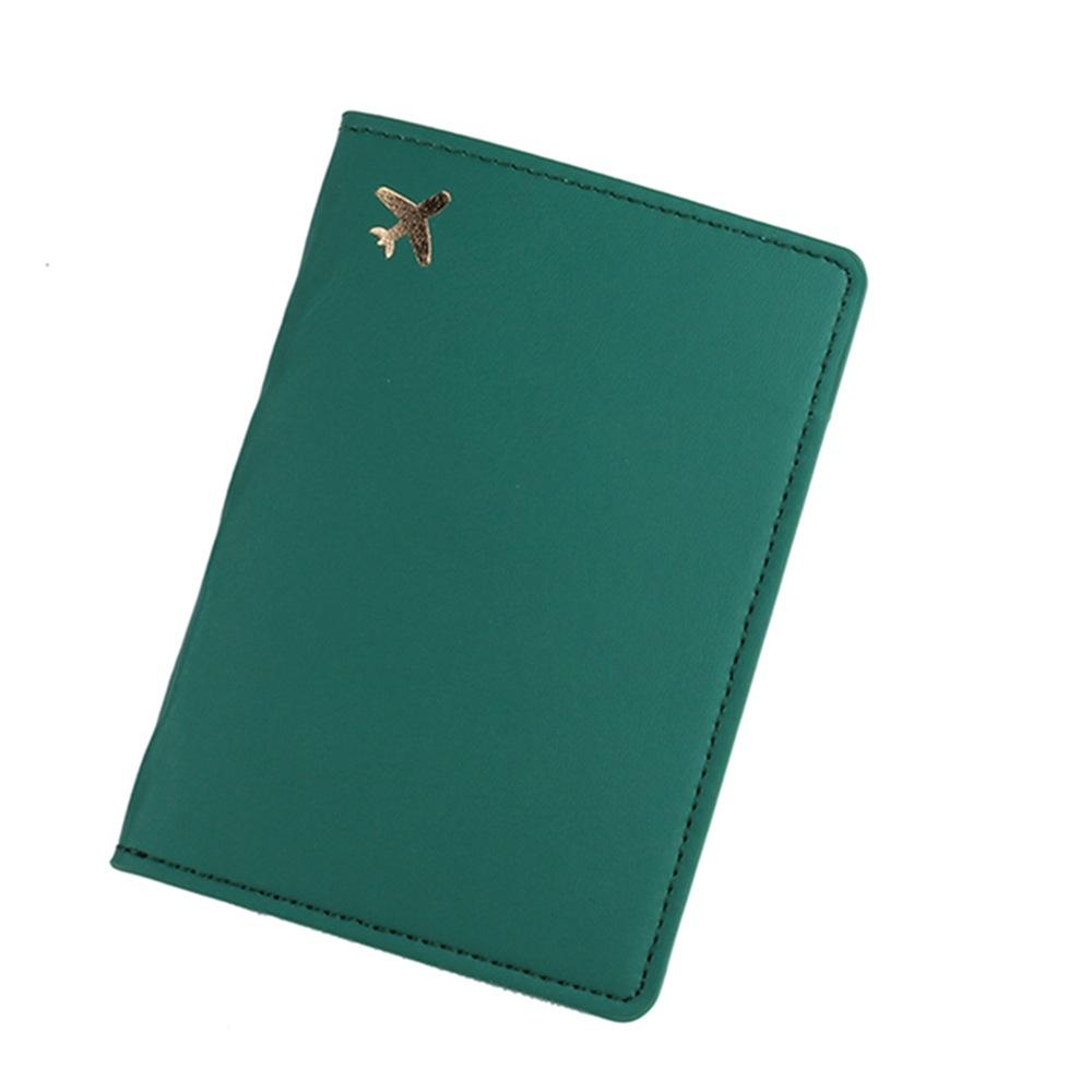 PU Leather Passport Cover Case Holder with ID Credit Card Slot Card Document Pocket Wallet for Travel Passport Sleeve
