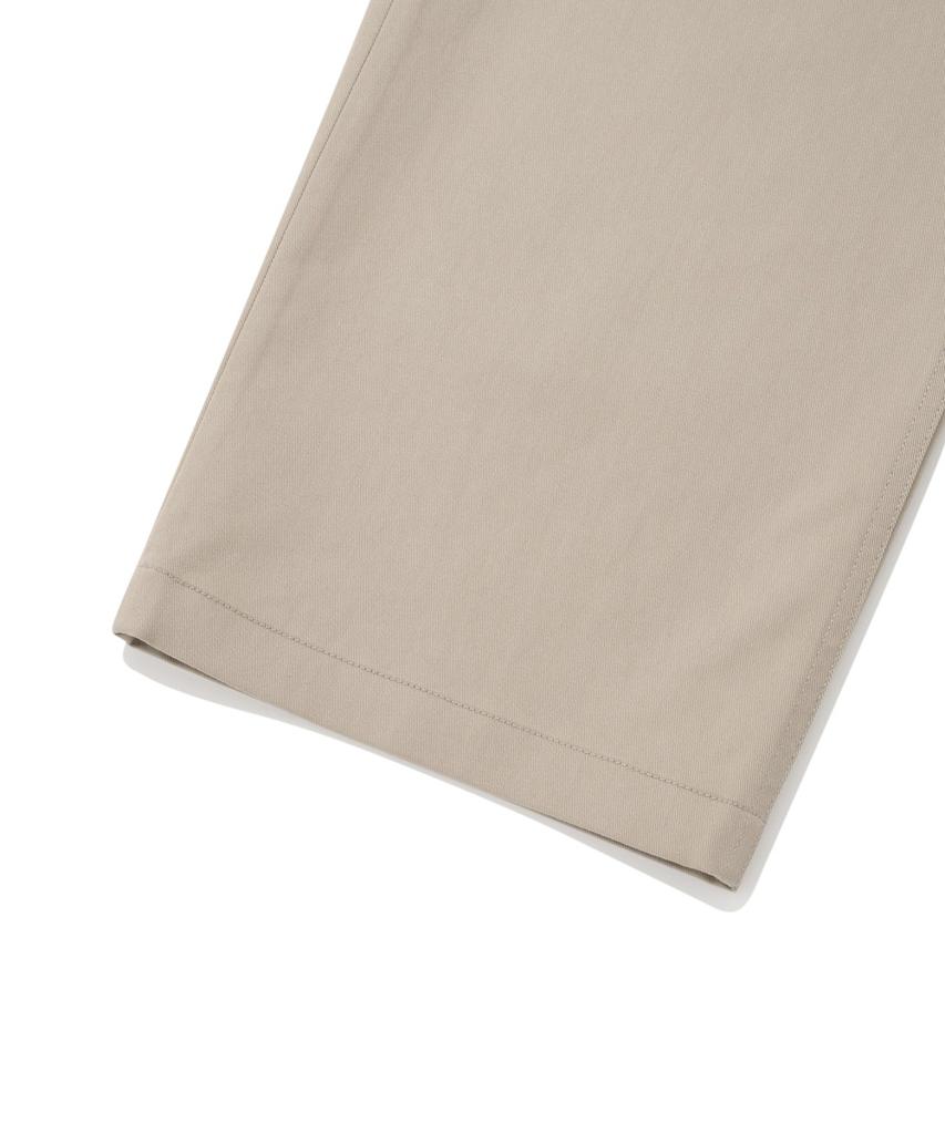 COVERNAT Semi-Wide Chino Pants Beige