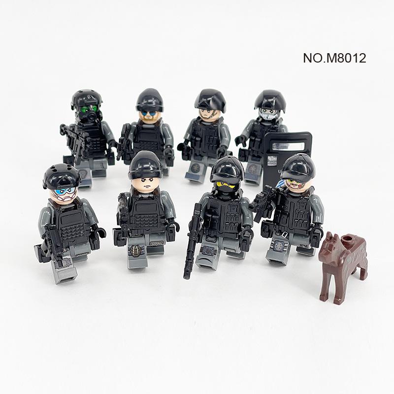 M8012 M8020 Military Building Blocks United States Air Force Small Particle Building Blocks Toy