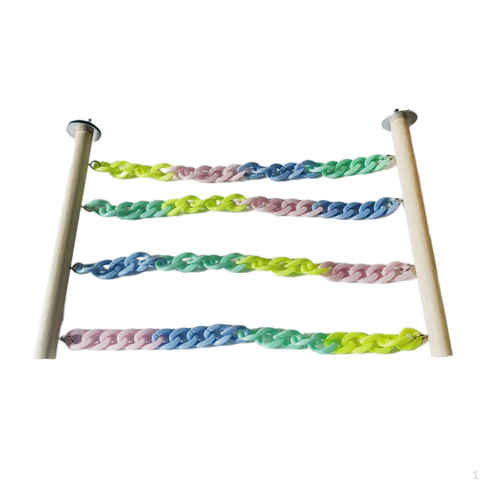 

Sturdy Colorful Chains Hanging Toy, Small Pet Swing Toys for Rats Birds Animals Exercise