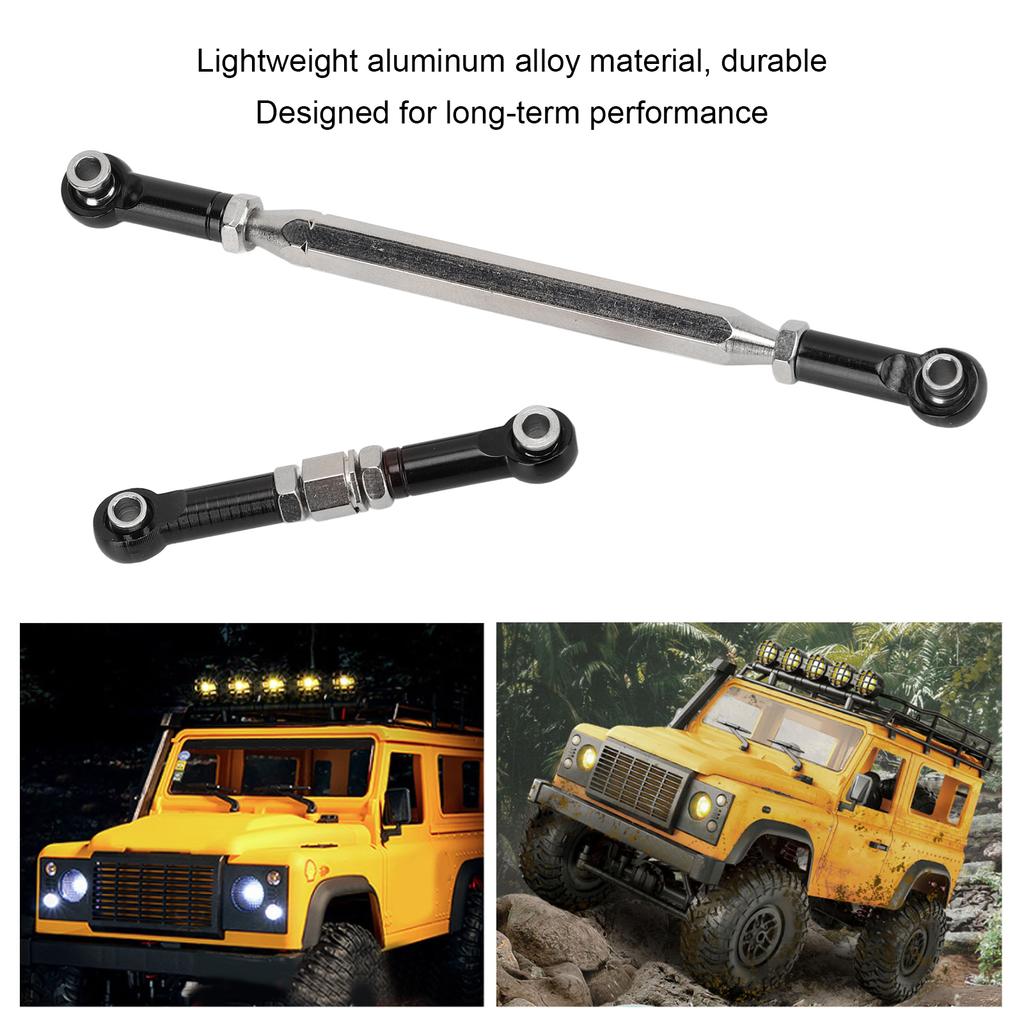 Metal Upgraded Servo Link Rod Steering Pull Rod for MN D90 MN91 MN96 MN99S RC Car Parts