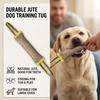 Natural Jute Dog Chew Stick for Large Breeds Durable Training Dental Care Toy