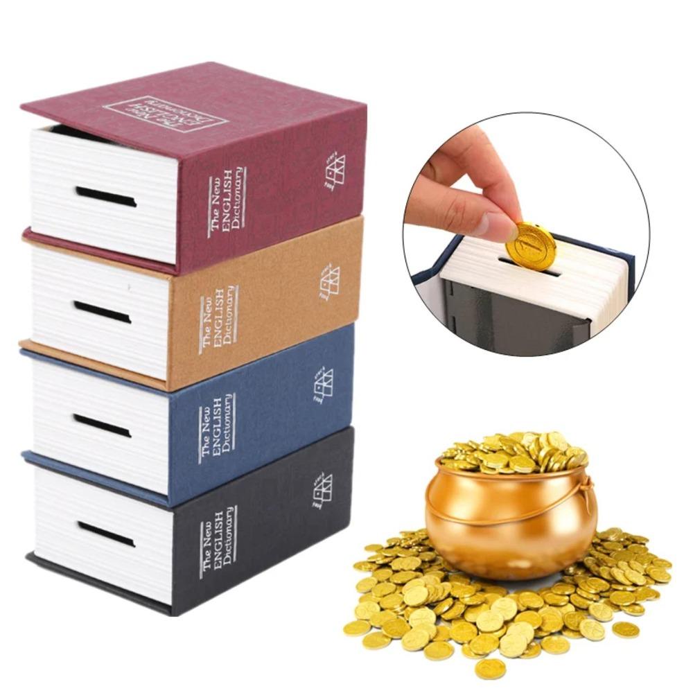 Mini Gizli Saklama Para Kasası Gizli Tabut Kitap Kutusu Kilitli Gizli Kasa Şifre Küçük Kasa Banka Para Saklama