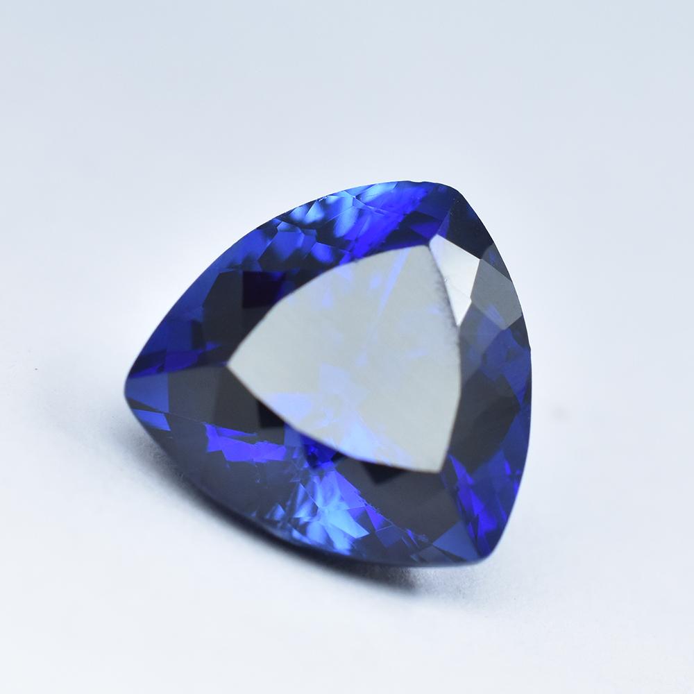 Natural Blue Sapphire Loose Gemstone Certifed Ceylon 6 Ct Trillion Cut September Birthday Birthstone