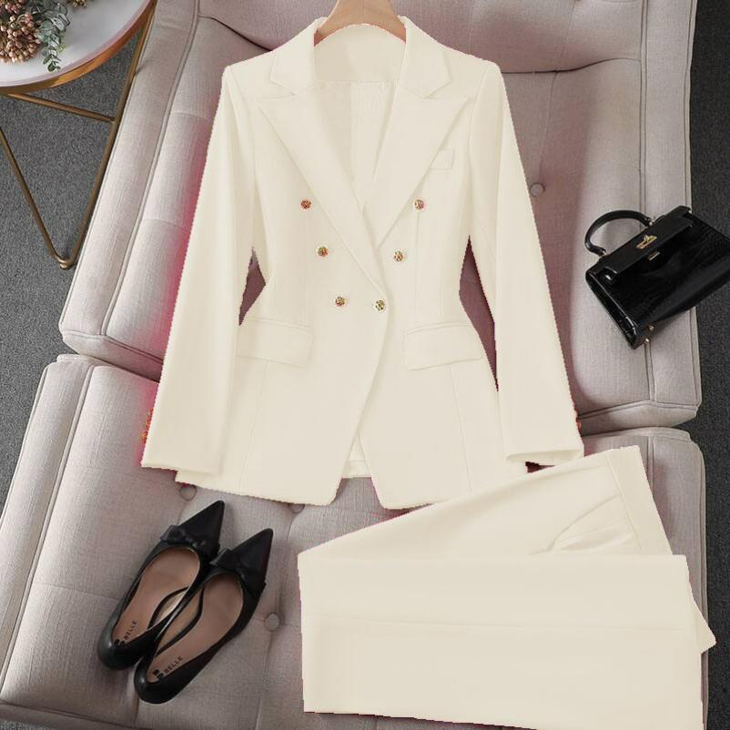 Spring Red Suit Jacket Female Professional Temperament Commuter Small Fashion Suit Suit Female