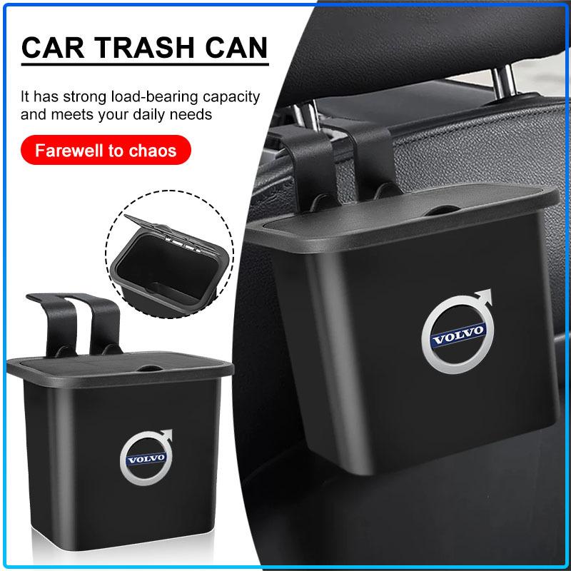 Car Seat Back Hanging Trash Can Storage Case Rear Row Organizer For Volvo 240 C70 S40 S50 S60 S70 S80 S90 V40 V50 V60 V90 XC40 XC60 XC90 Vnl Truck