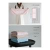 Carari Face Towel Microfiber with 4x Water Absorption Power Earth Blue Set of 3 Quickly Absorbs Water Between the Fibers Quick Drying Marshmallow