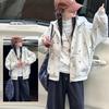 Girls' Loose Fit Zip-Up Hoodie - Autumn 2025 Collection: Lazy Style Hooded Jacket for Big Girls (Spring and Autumn)