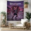 Jorge Lorenzo Custom Your Name Wall Decor Tapestry Art For Pet Memorial Birthdaywedding Party Backdrop Family Gift