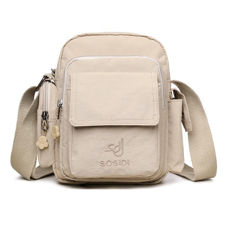 

Simple casual messenger bag, sports wind, light riding shoulder bag, portable multi-layer mobile phone small square bag when going out