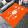 Tappeto Stampato con Motivo A Aperol S Spritz, Banda Classica 3D, Tappeto Nuova Uscita per Soggiorni, Camere da Letto, Aree Ufficio, Tappetino Lavabile