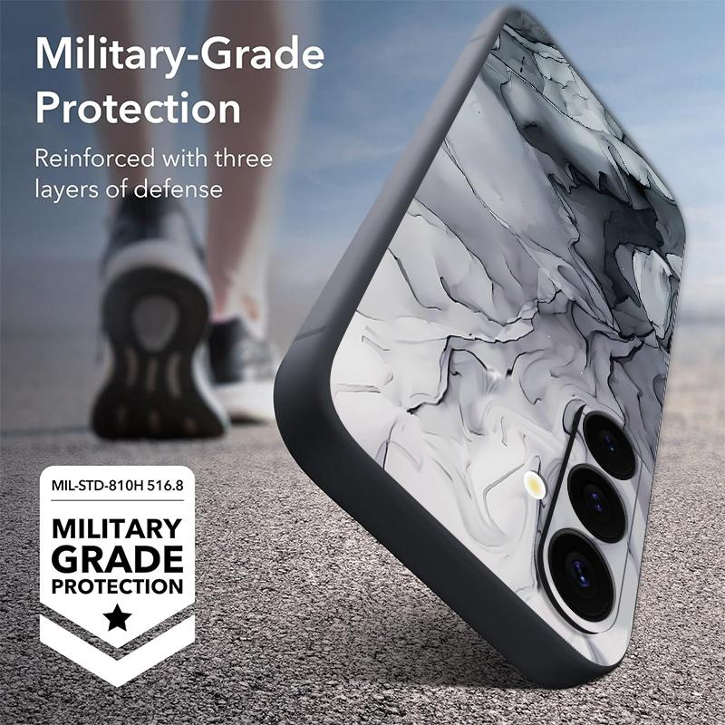 For Samsung Galaxy S25 Ultra S24 S22 Plus S23 S21 A56 A36 A16 A55 Marble Pattern Shockproof Tpu Soft For Magsafe Magnetic With Lanyard Slim Case Cover