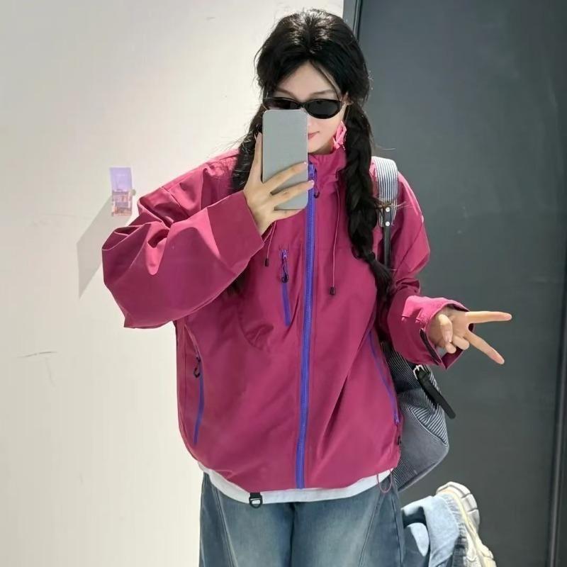 Outdoor Soft Shell Jackets for Men and Women Autumn Hiking and Cycling Mountaineering Clothes Couple Workwear Jackets