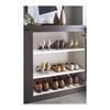 Yamazaki Jitsugyo (Yamazaki) Shoe Rack Medium Extendable Shoe Rack Frame Black 2573 (x 4)