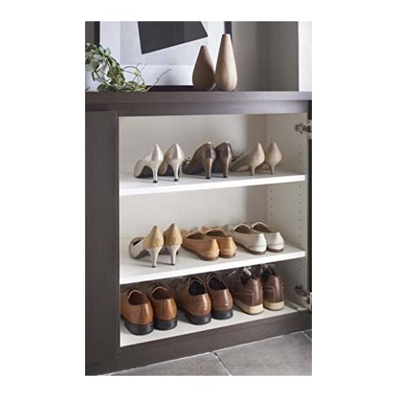 Yamazaki Jitsugyo (Yamazaki) Shoe Rack Medium Extendable Shoe Rack Frame Black 2573 (x 4)
