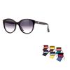 Gucci Verlauf Design Kunststoff Quadratische Sonnenbrille Unisex Sonnenbrille Schwarz GG0631S-001