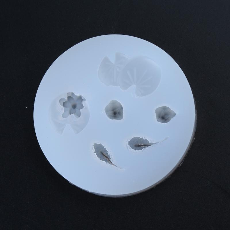 Lotus Leaf & Petal Silicone Mold Fish Bottle Epoxy Casting Mold Crystal Epoxy Mould Material Handmade Clay Mould Craft