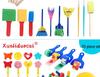 30-Piece Children's Art Sponge Stamp Set for DIY Early Education and Graffiti Painting