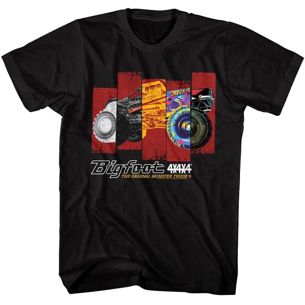 Bigfoot Monster Truck Slices Men T Shirt XXXXL