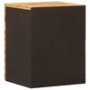 Bathroom Wall Mounted Cabinet In Natural Finish 38 X 33 X 48 Cm Solid Mango Wood