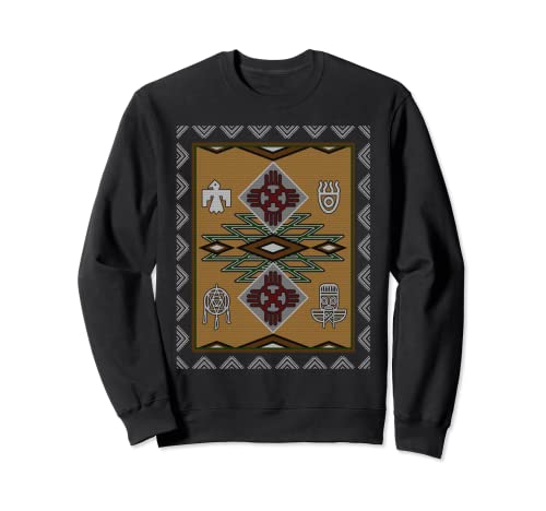 Native American Navajo Rug Style Sweatshirt