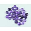 7X7MM Natural Amethyst Round Shape Cabochon Loose Gemstone 30Pcs Lot 65Cts. C-3663