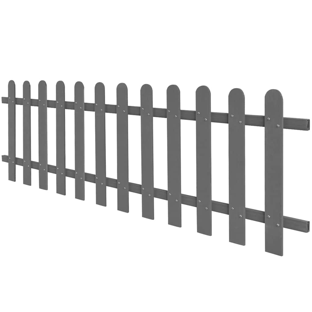 WPC Slatted Fence 200 x 60 cm