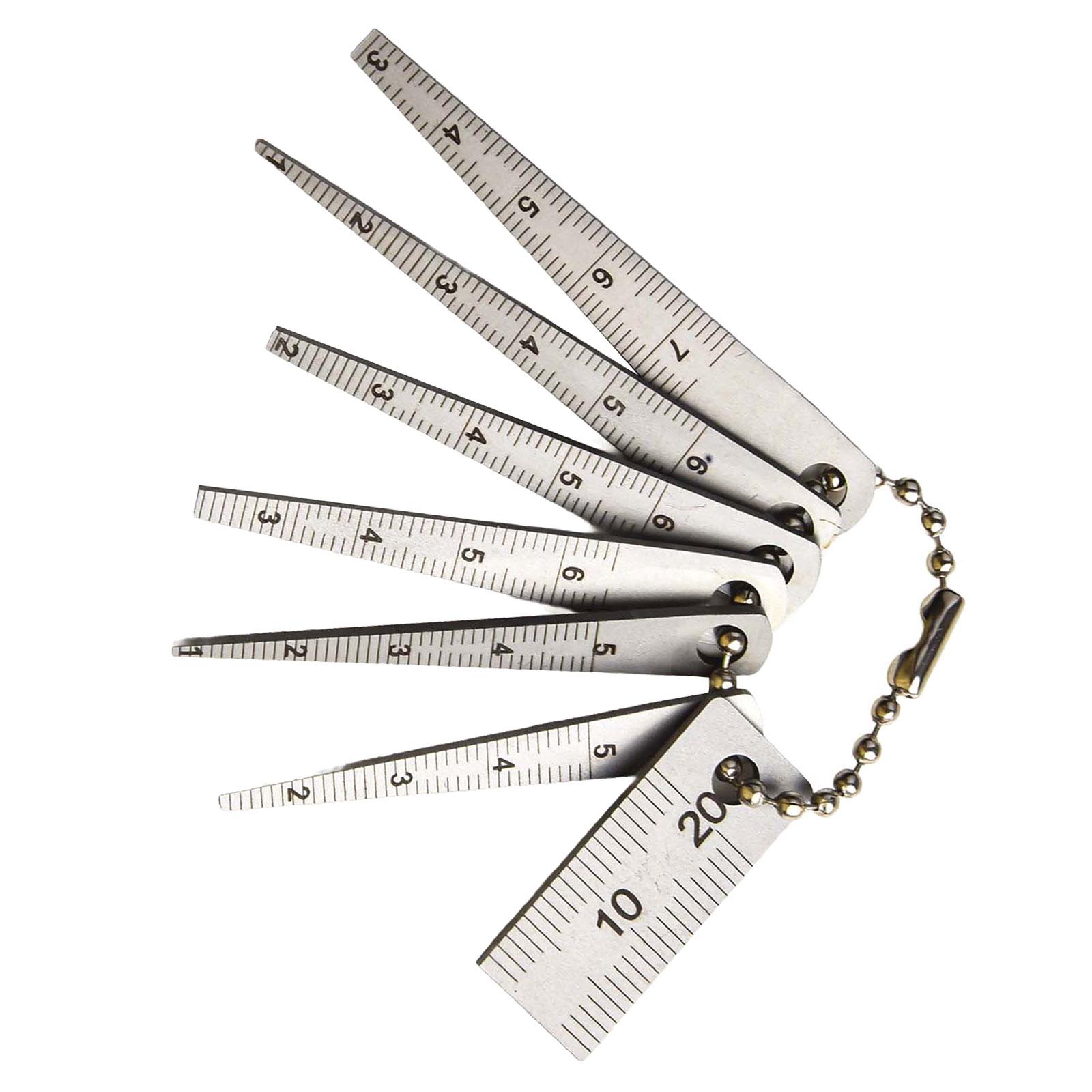 

Accurate Reading Gauge Set Small Ruler Set Pocket Ruler Lightweight Design 7 Pieces Gauge Set Accurate Reading Compact Size China Mainland