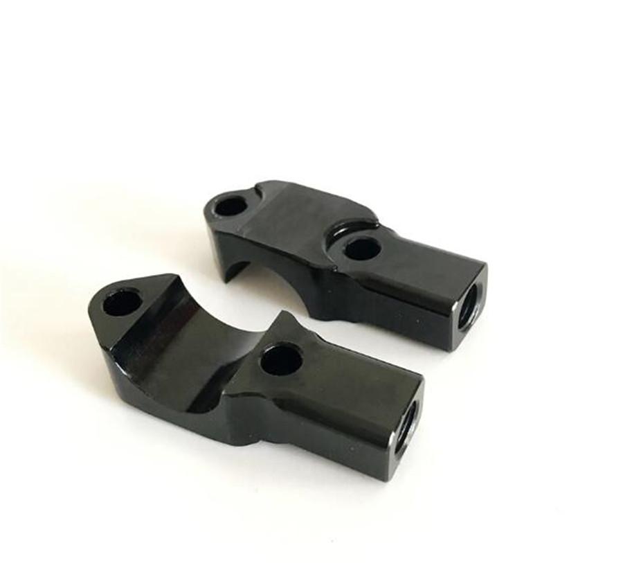 2Pcs Motorcycle Brake Master Cylinder Mirror Clamps For 19 Rcs Radial Brake Pump