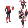 Yetişkinler ve Çocuklar İçin Kaliteli Peter Parker Örümcek Adam Uzakta Evden Cos Kostümü**