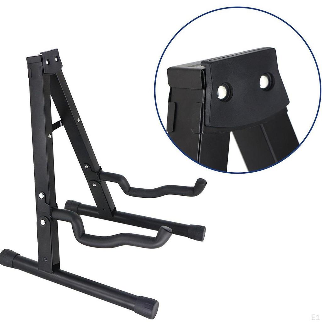 Folding Guitar Stand Floor Stringed Instrument Universal A Frame for