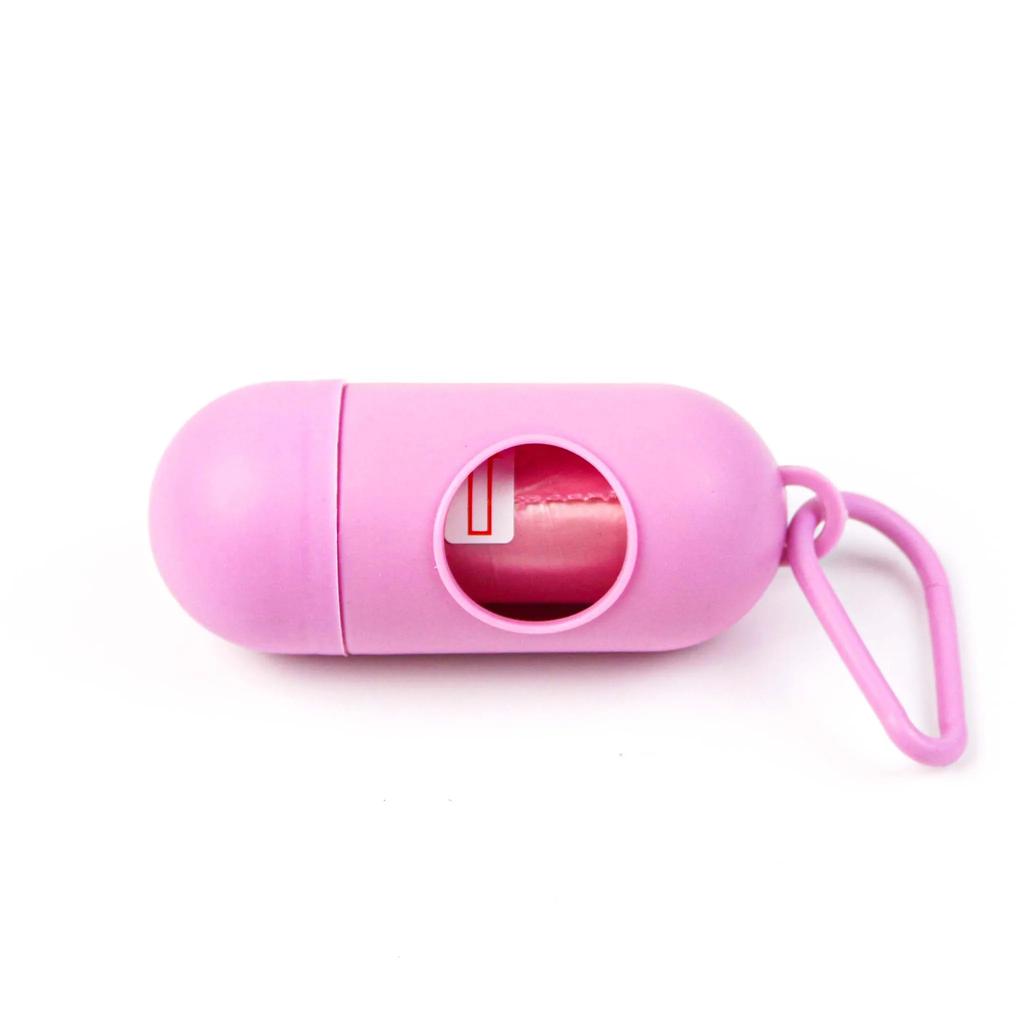 Hundekotbeutel mit Spender und Leinenclip - Leicht duftende Abfallbeutel für einfache Reinigung