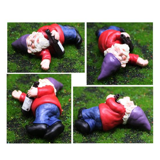 Wunderschöne Zwergenstatue, dekorative Anti-Deform-Mikrolandschaft