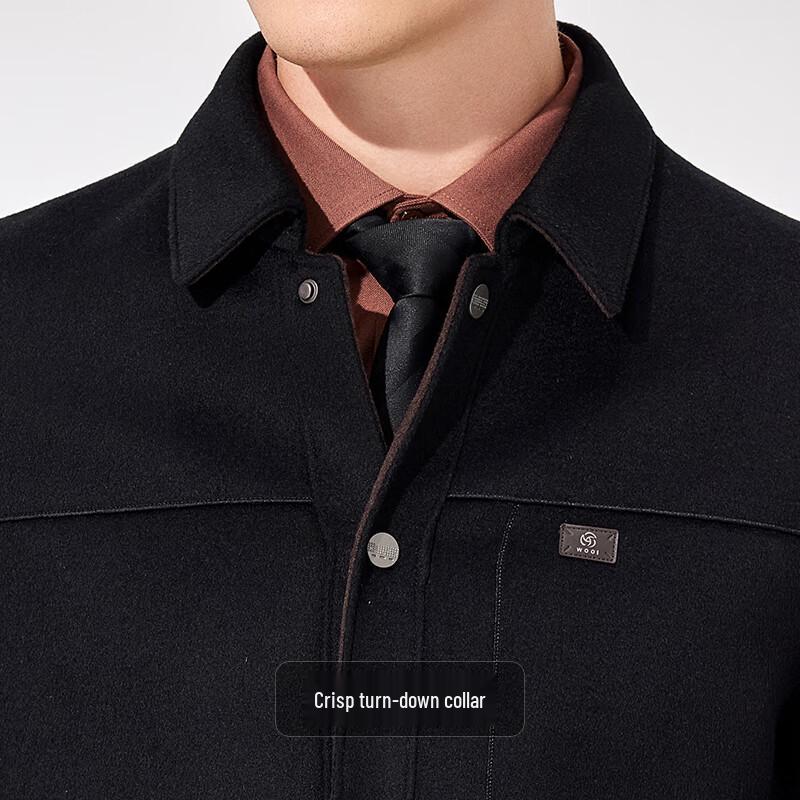 Antonio Men's Cashmere Blend Padded Lapel Jacket