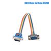 High Efficiency DB9 DB15 DB25 D-SUB Serial Port Cable Male Female for Secure Connections
