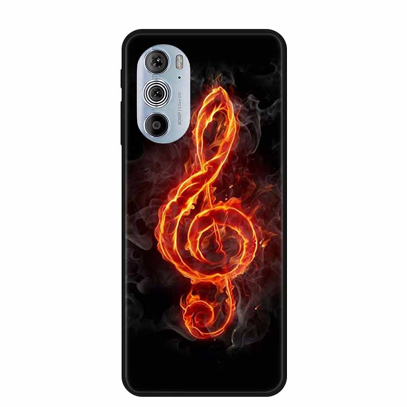 For Motorola Moto Edge Plus 2022 Case Soft Silicone TPU Back Cover Case For Motorola Edge+ 5G UW 2022 Funda Wolf Cartoon Coque