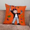 Alec M-Monopoly Draw Pillow Case For Home Bedroom Car Office Decoration Living Room Sofa Cushion Cover Suitable