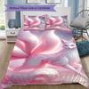 Glamorous Pink Fox Pattern Bedding,Quilt Set Quilt Cover Pillowcase Home Birthday Gift (1*duvet Cover+2*pillowcase,without core)ZSJT0917212