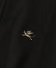 OUTSTANDING Mighty Tiger Knit Collar Shirt_Black