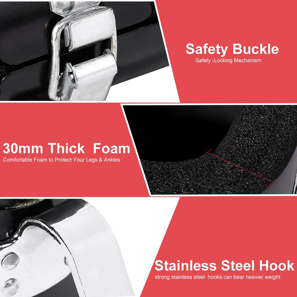 Solid Steel Frame Fitness Strength Training Gravity Inversion Boots Brand New