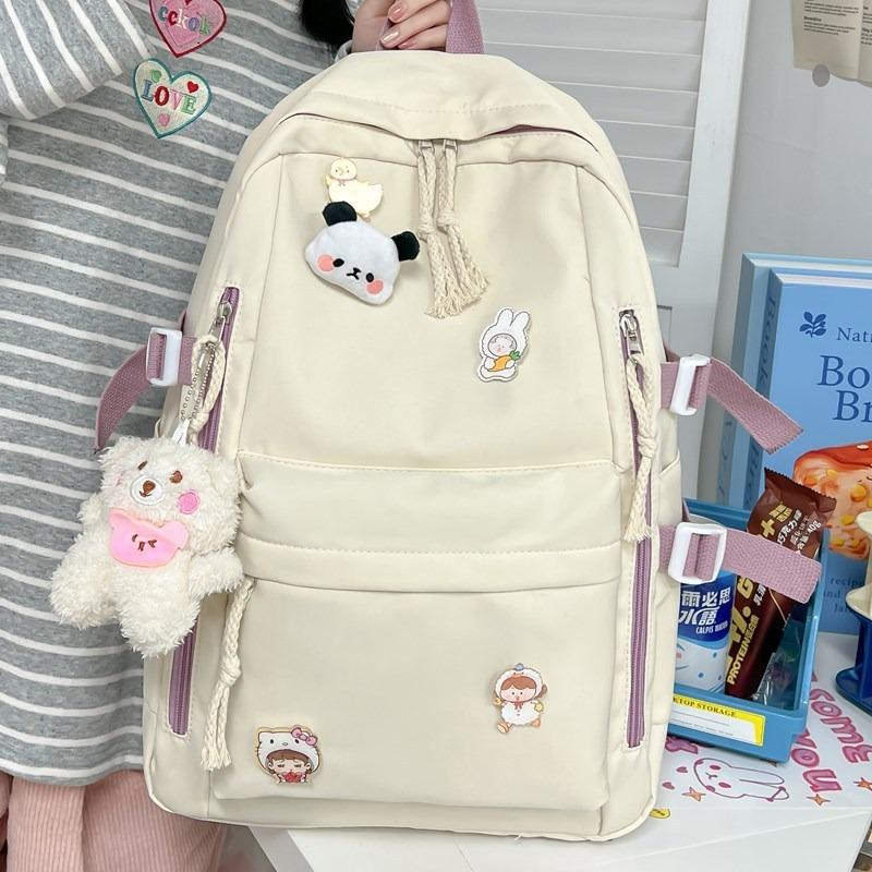 School bag female college student backpack new large capacity junior high school student cute backpack female versatile