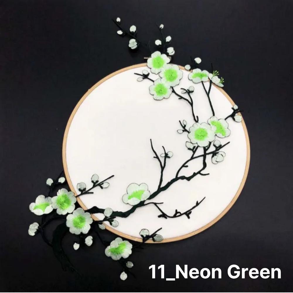 Výšivka/Znak s korejskou sérií Velká švestka