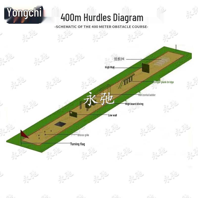 Yongchi 400m Obstacle Course Training Equipment