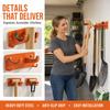 5PCS Wall Mount Gardening Tool Hanger Practical Storage Hook Rack  Household Cleaning