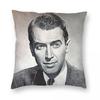 James Stewart Art Square Pillowcase Polyester Linen Velvet Creative Zip Decor Pillow Case Bed Cushion Cover