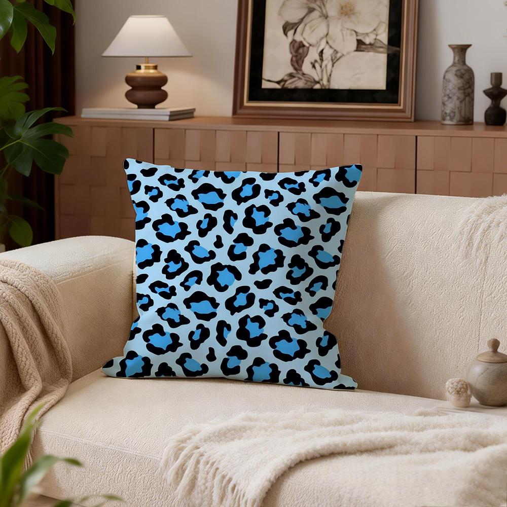 Art Outline Leopard Cushion Cover Cushion Cover Set 4Pcs 50X50 45X45 40X40 Pillowcase Decorative Sofa Home Decor